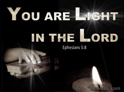 Ephesians 5:8 Walk As Children Of Light (gray)